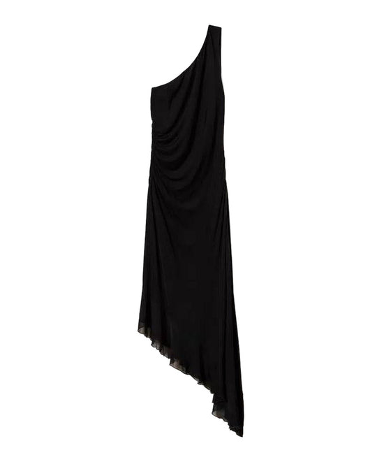 Einschultriges Midikleid