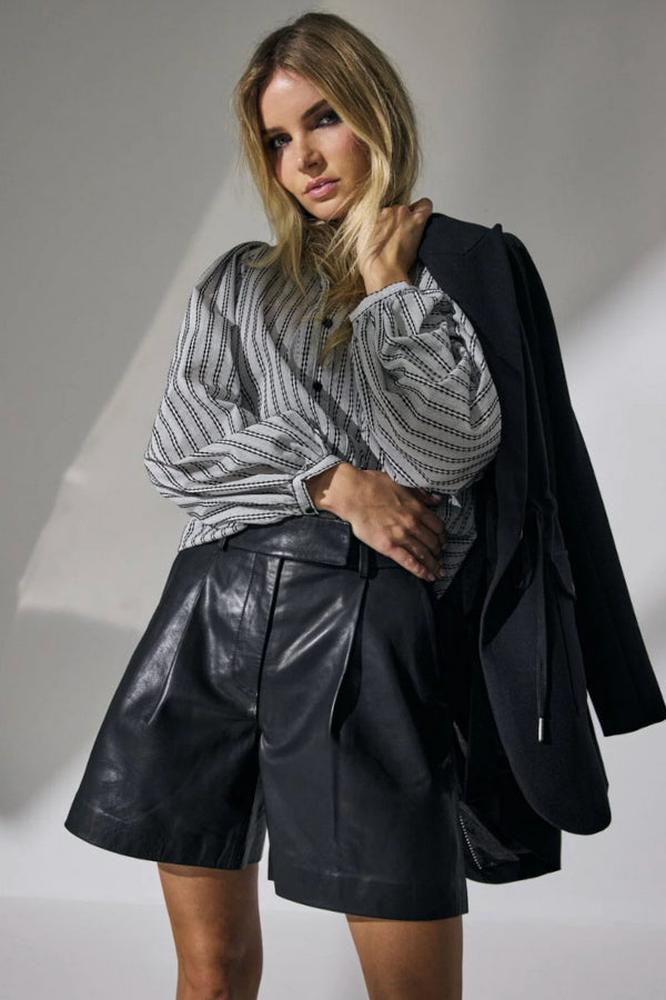 Stilvolle Leder-Shorts von Co’Couture