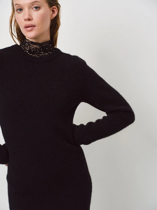 Strickkleid aus Alpaka-Merino-Wollmischung