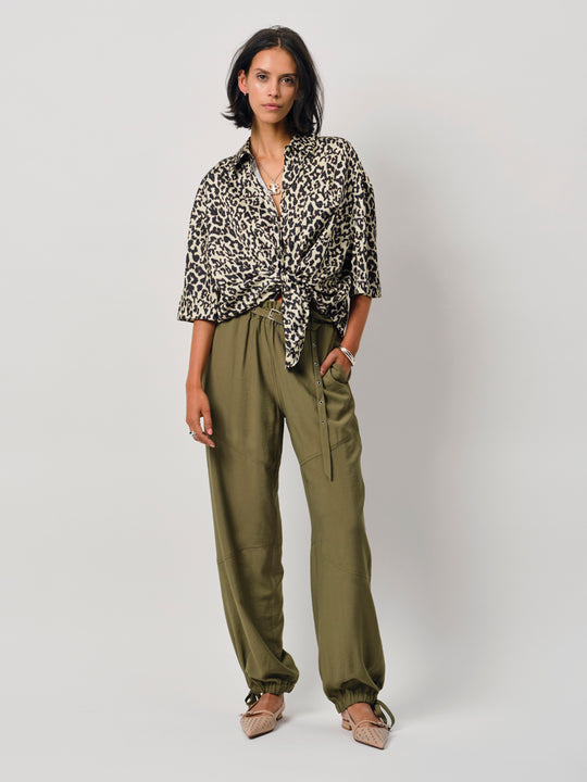 Dante6 Lenny pants in olive green