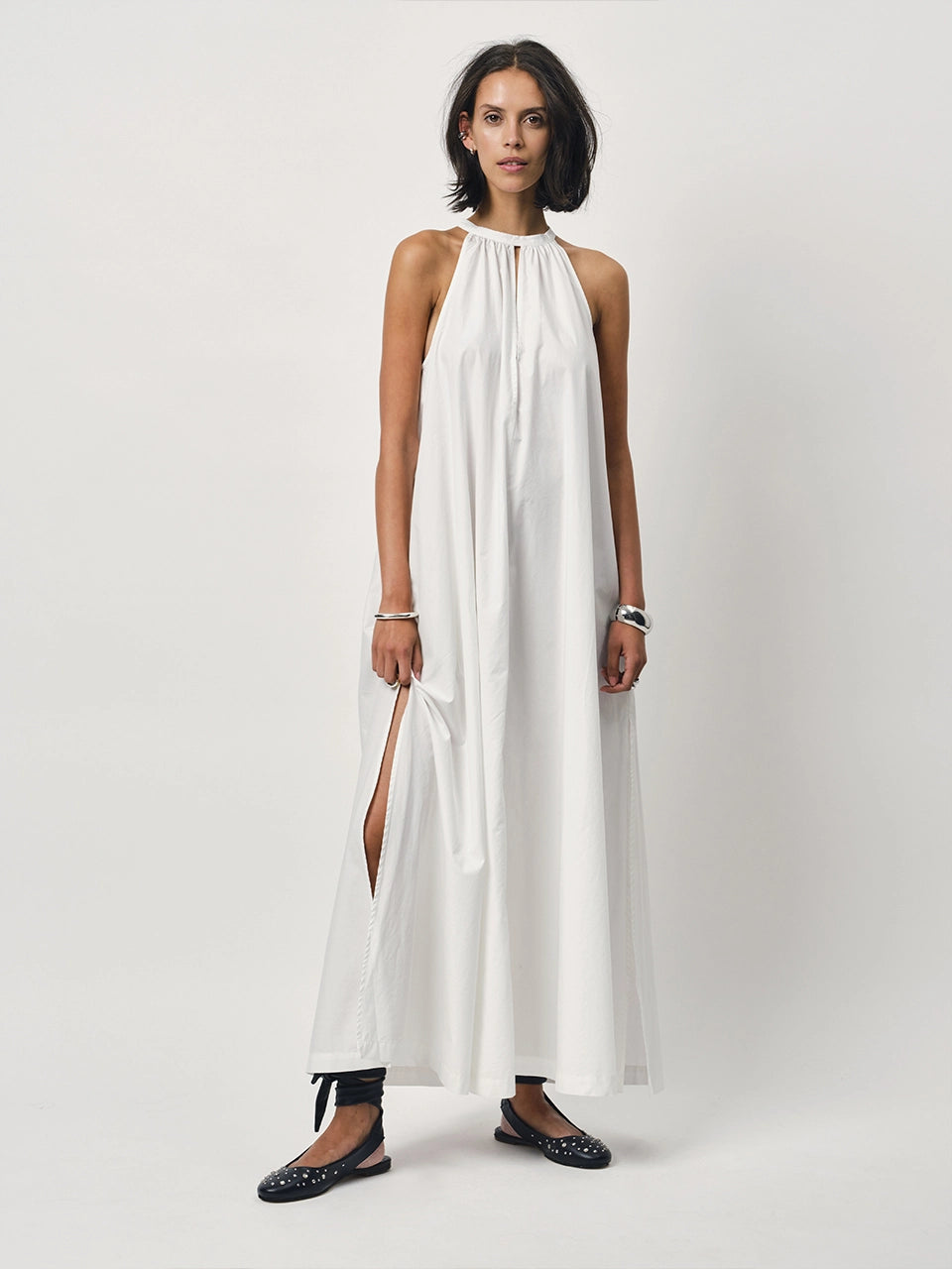 Dante6-Isadora Maxikleid aus Baumwollpopeline