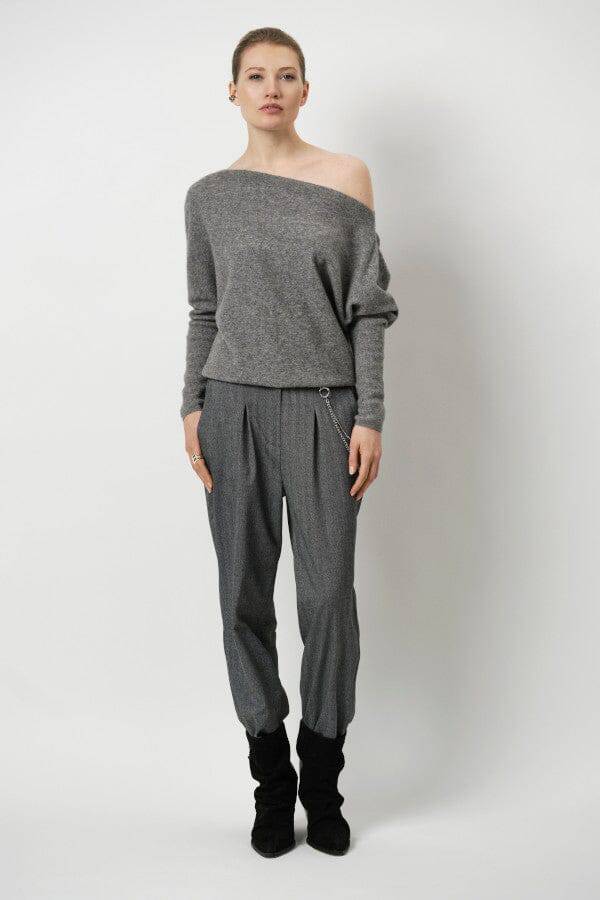 Asymmetrischer Wollpullover Pullover Dante 6 