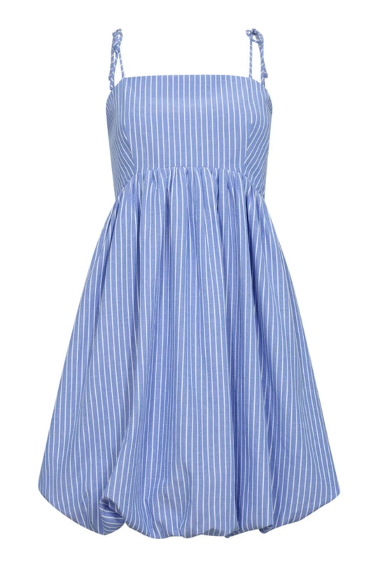 Co’Couture Kleid in Blau – Eleganz trifft auf modernen Streifenlook
