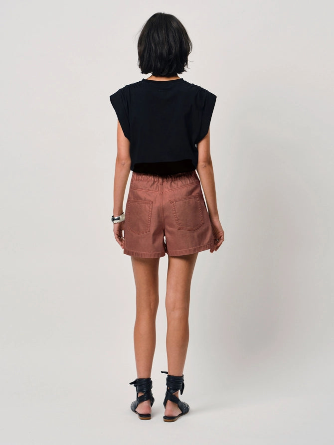 Shorts Veralyn in Rose Metallic – Dein Sommer-Must-Have