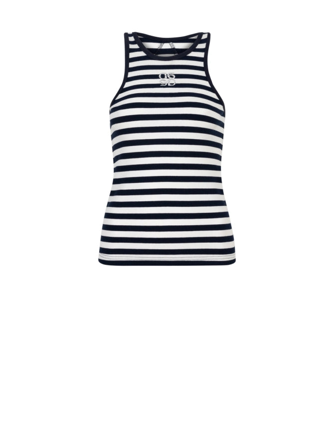 Monogram Tanktop – Stilvolles Must-have mit gesticktem Logo