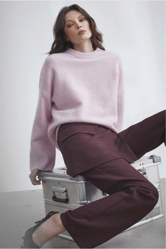RogerCC O-Neck Wollpullover