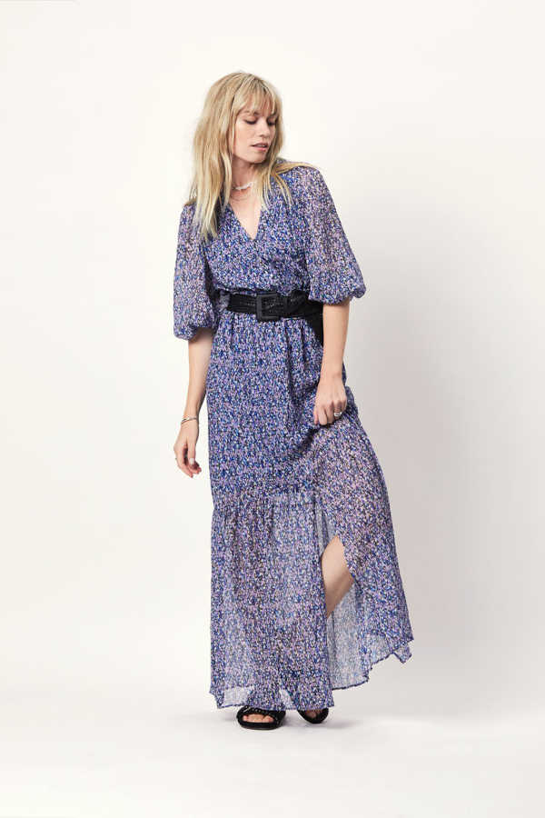 Printed maxi dress (sustainable)