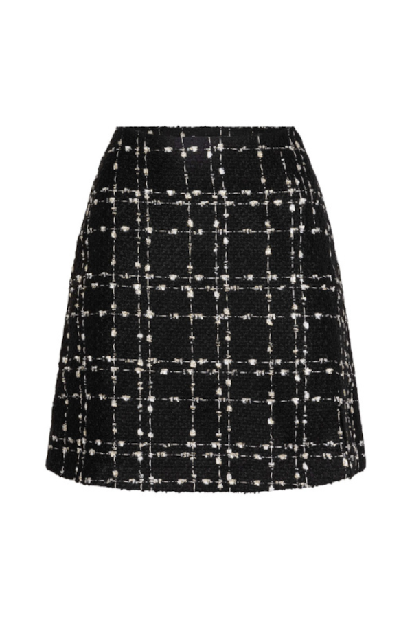 Black tweed skirt