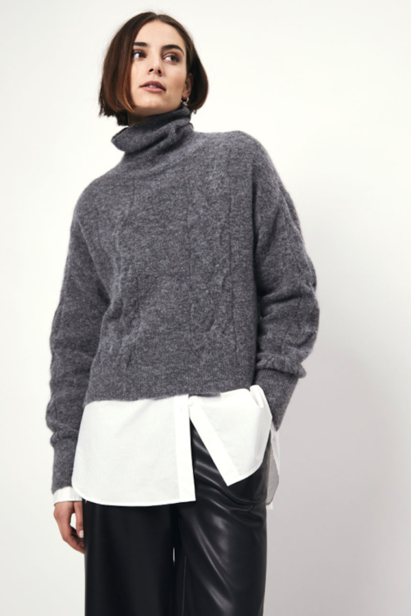 Rollcollar sweater from Alpaca