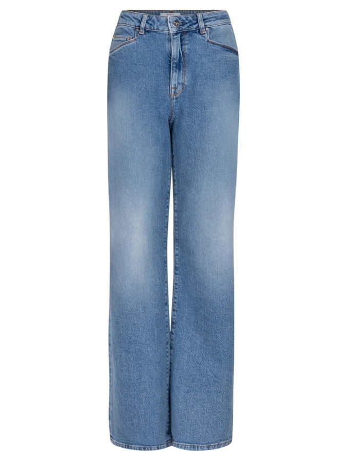Die perfekte Alltagsjeans von der Marke Dante6 – Modell Bella in Washed Blue