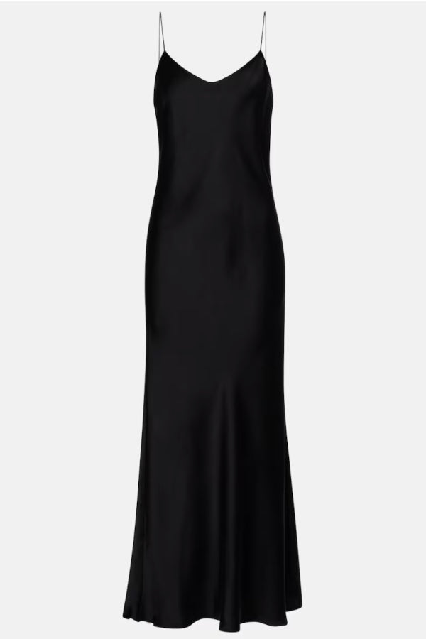 Schwarzes Slipdress mit von der Marke TWINSET