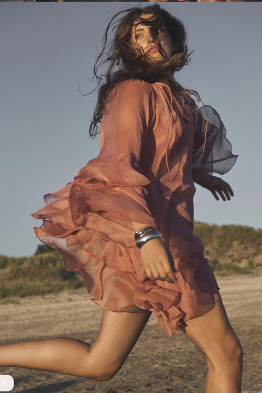 Boho-Vibes with the dress Solstice in Amber Glow