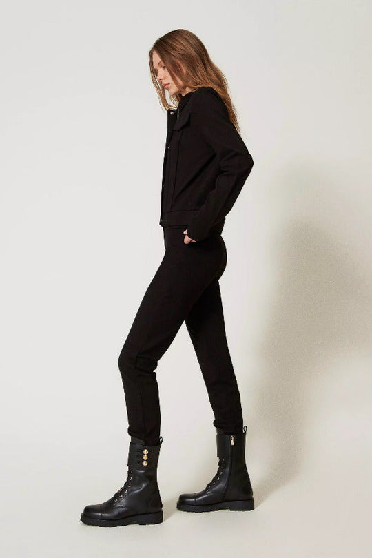 Narrow cut trousers of twinset - elegance redefined