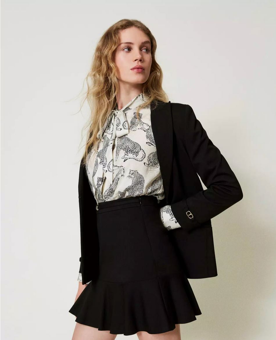 Ausgestellt geschnittener Minirock Jumpsuit TWINSET 