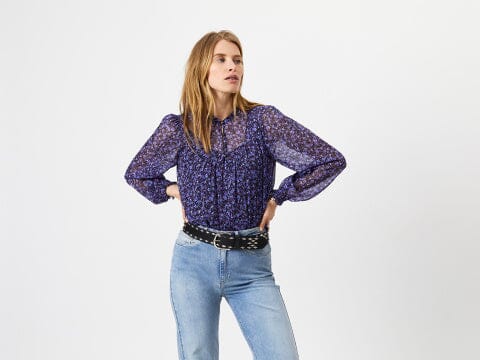 Bedruckte Bluse, Alley (nachhaltig) Bluse Dante 6 