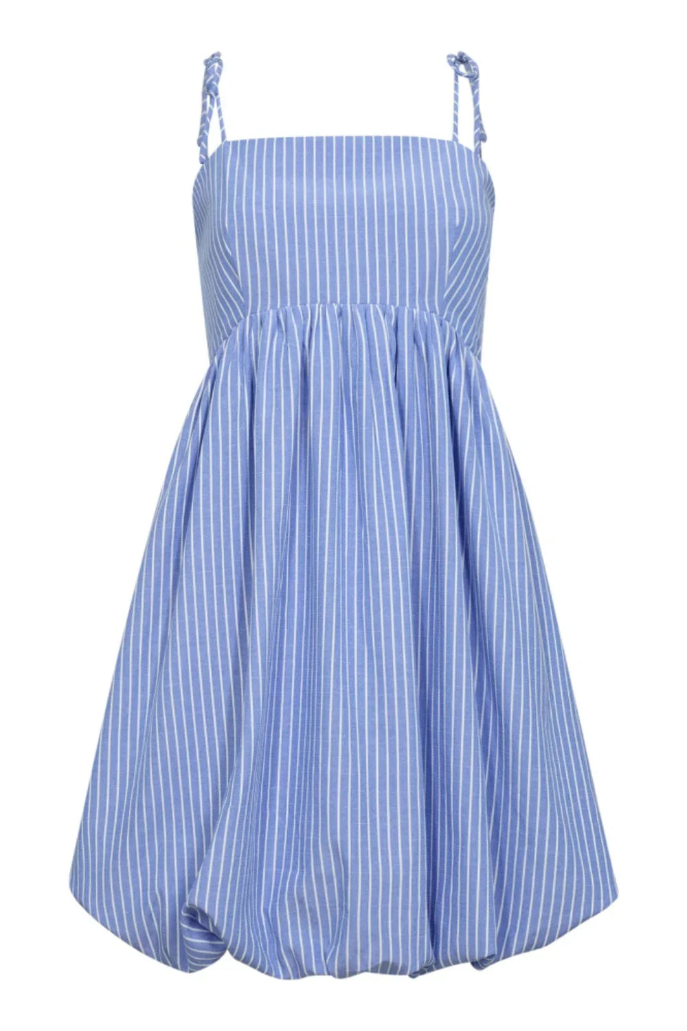 Blaues Kleid mit Streifen – Eleganz trifft auf modernen Streifenlook - Kleid