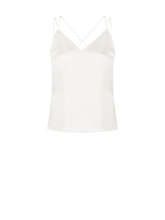 Creamfarbenes Satintop T-Shirt Dante 6 