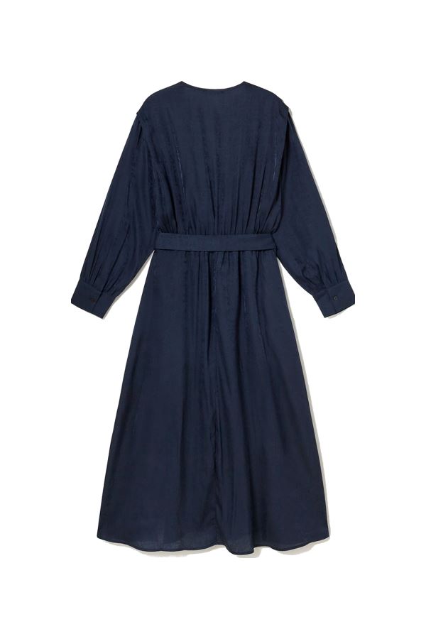 Dunkelblaue Midikleid Kleid Skatie Brand 