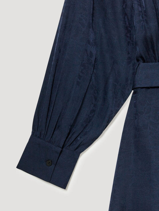 Dunkelblaue Midikleid Kleid Skatie Brand 