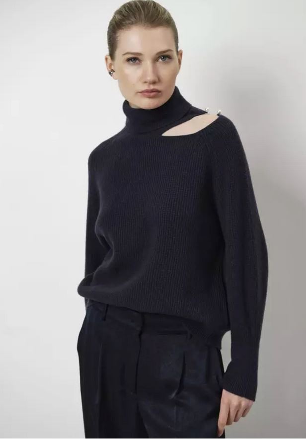 Dunkelblauer Pullover Pullover Dante 6 