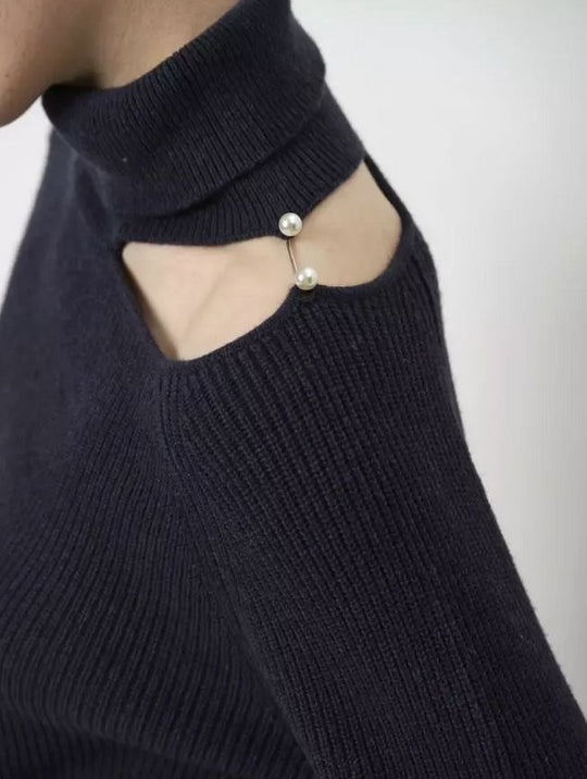 Dunkelblauer Pullover Pullover Dante 6 