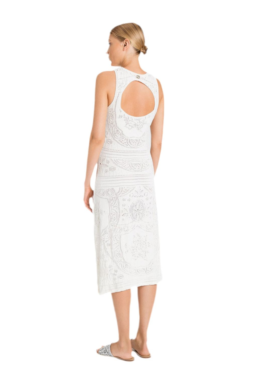 Figurbetontes Midi-Strickkleid Kleid TWINSET 