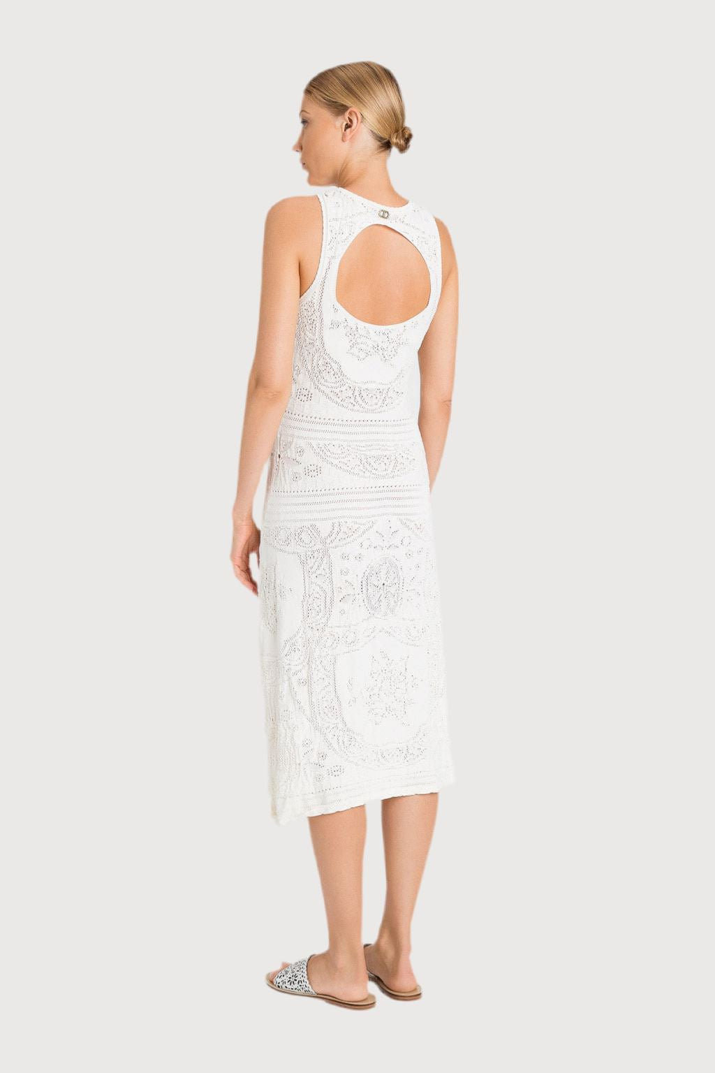Figurbetontes Midi-Strickkleid Kleid TWINSET 