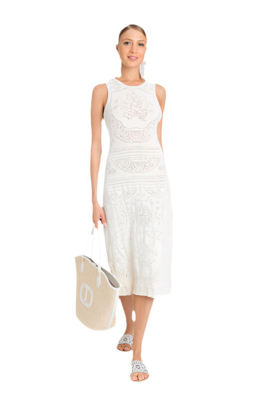 Figurbetontes Midi-Strickkleid Kleid TWINSET 