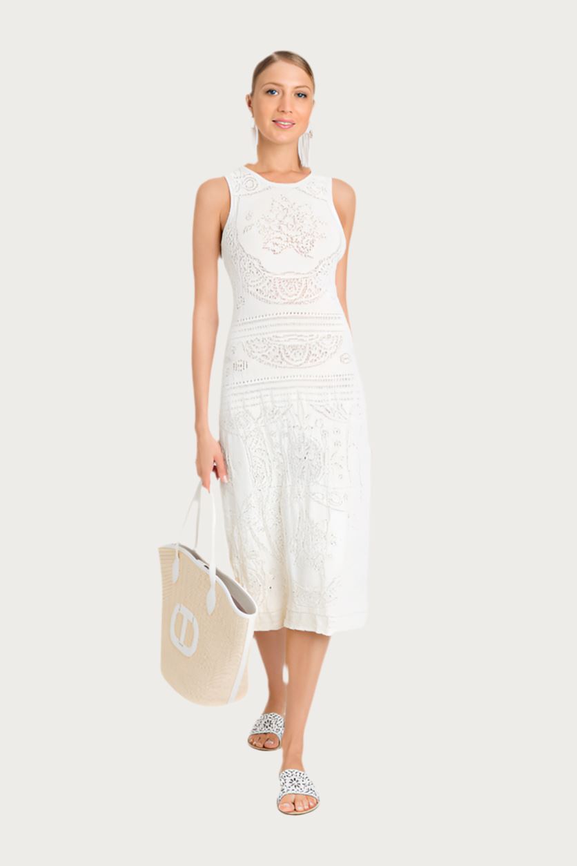Figurbetontes Midi-Strickkleid Kleid TWINSET 
