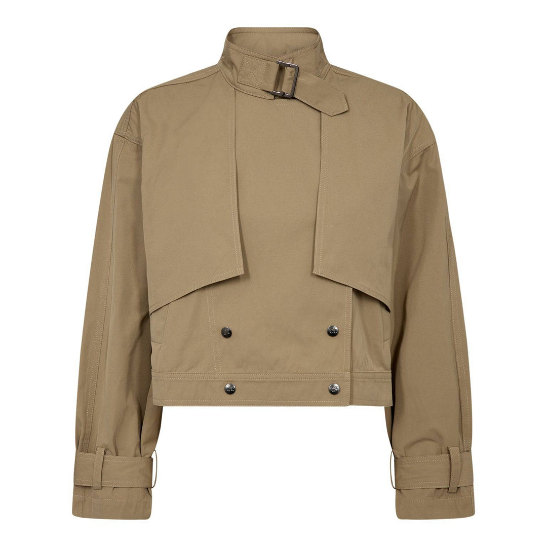 Khakifarbene Trenchjacke von Co’Couture – dein Must-Have für jede Saison - Jacke