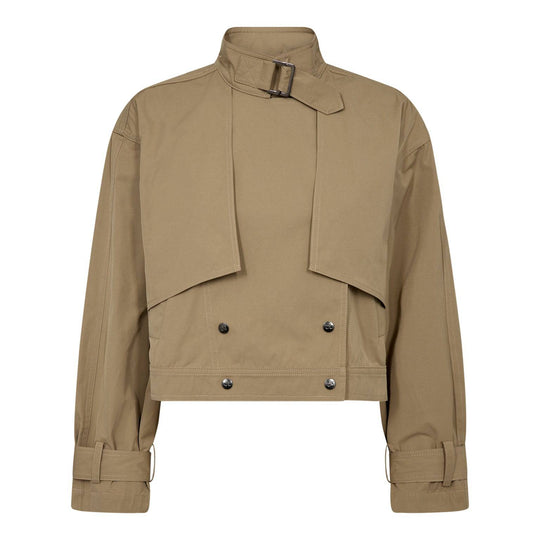 Khakifarbene Trenchjacke von Co’Couture – dein Must-Have für jede Saison - Jacke
