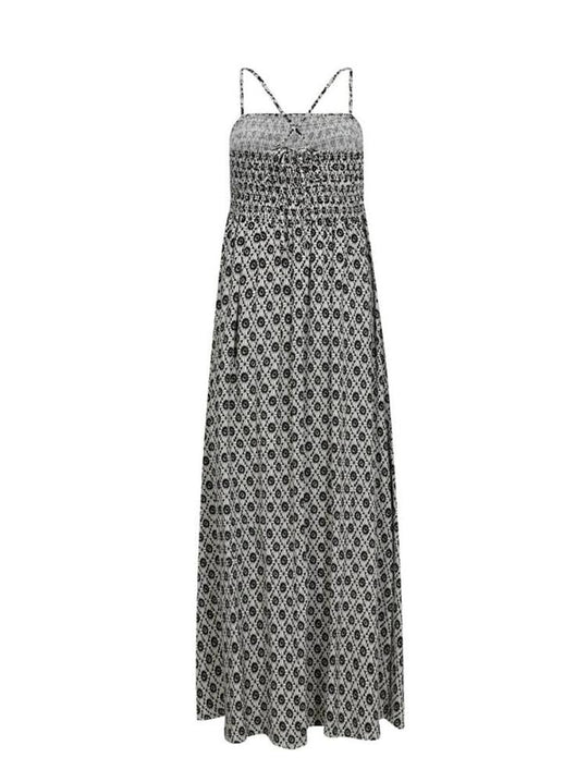 Leichtes Offwhite-Schwarz Kleid von Co'couture