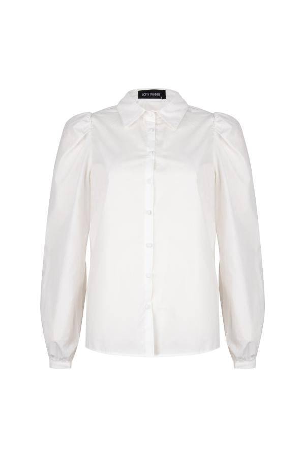 Weiße Bluse, Emilou Bluse Lofty Manner 
