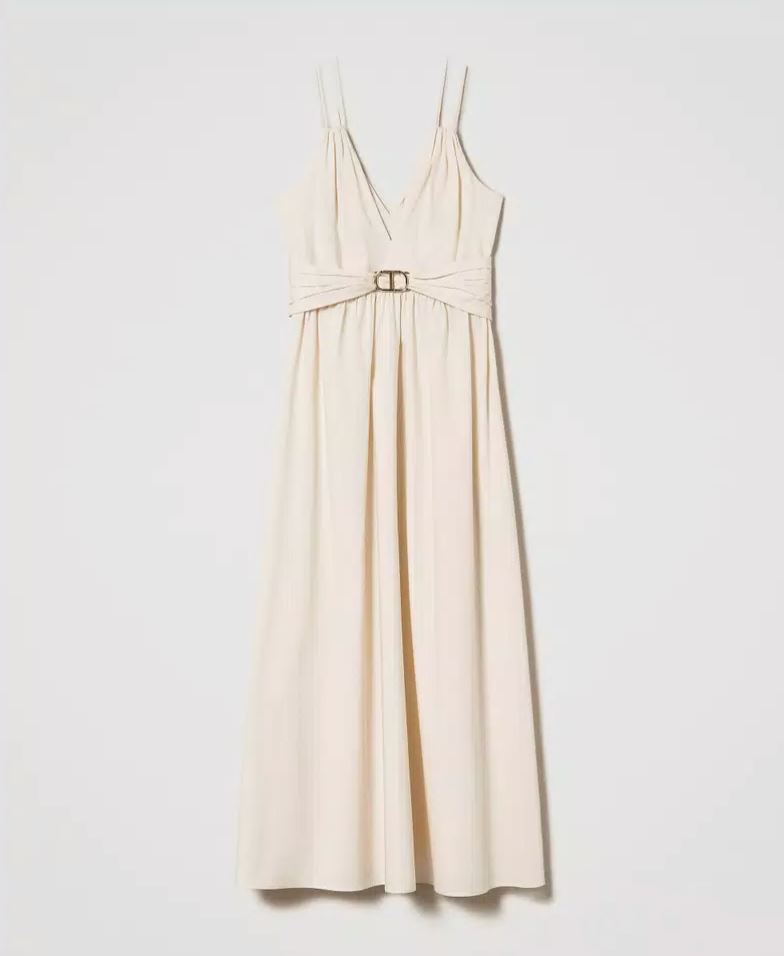Maxikleid aus Baumwollpopeline Kleid TWINSET 