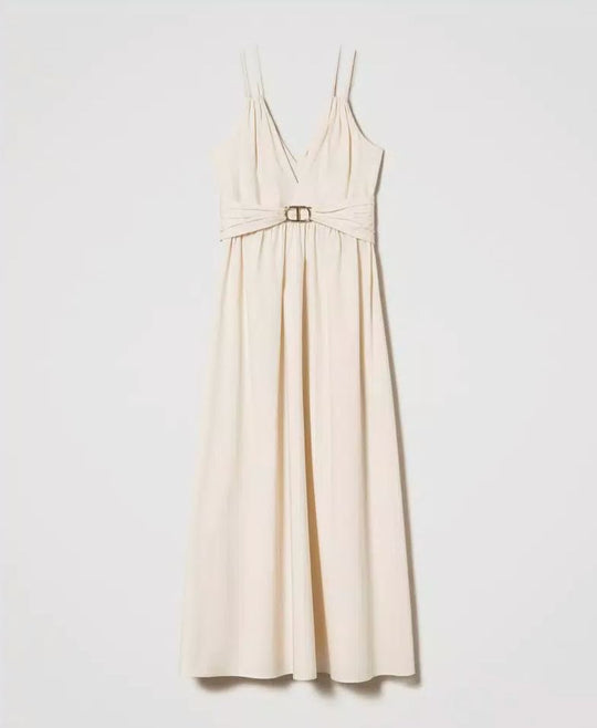 Maxikleid aus Baumwollpopeline Kleid TWINSET 