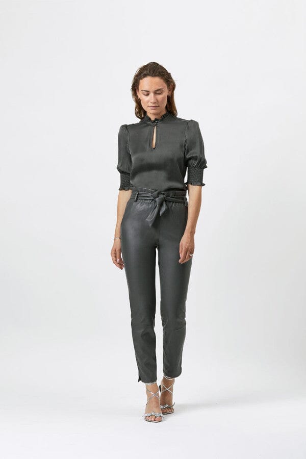 Oberteil aus elastischer Seidenmischung Bluse Dante 6 