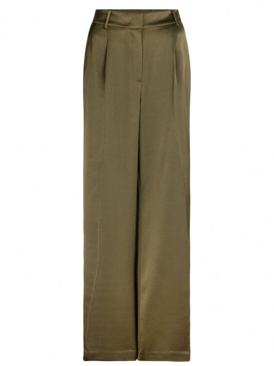 Olivgrüne Satinhose Hose Dante 6 