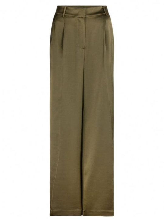 Olivgrüne Satinhose Hose Dante 6 