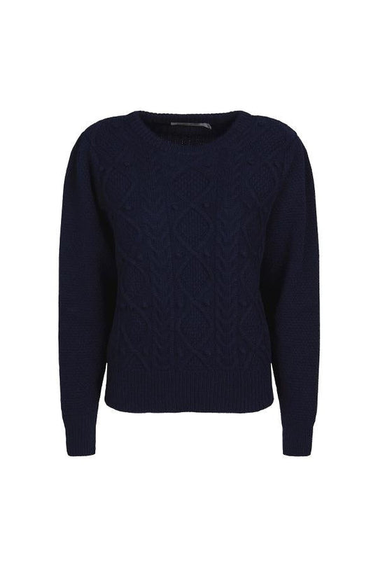 Pullover mit Zopfmuster Pullover Summum Woman 