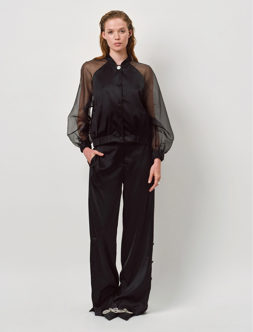 Schwarze Bomberjacke - Jacke