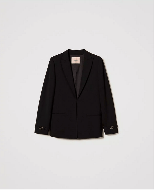 Schwarzer Blazer von der Marke Twinset