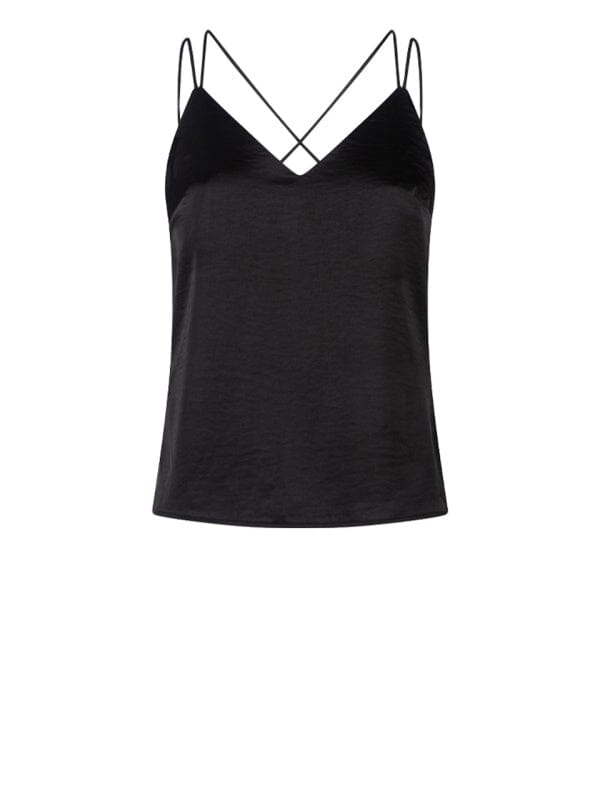 Schwarzes Satintop T-Shirt Dante 6 