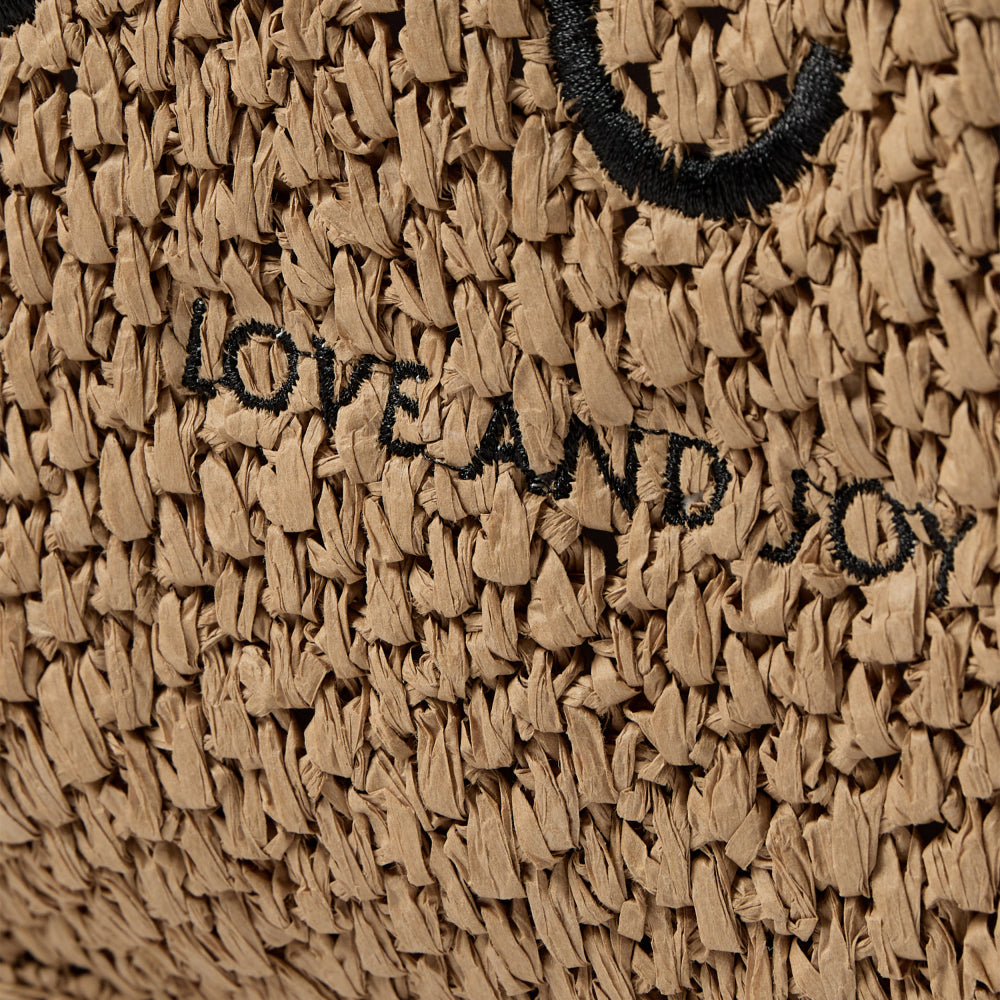 Shopper aus Naturstroh - Naturstroh / Naturstroh / 45 cn breit x 35 cm hoch x 10 cm tief - Handtasche