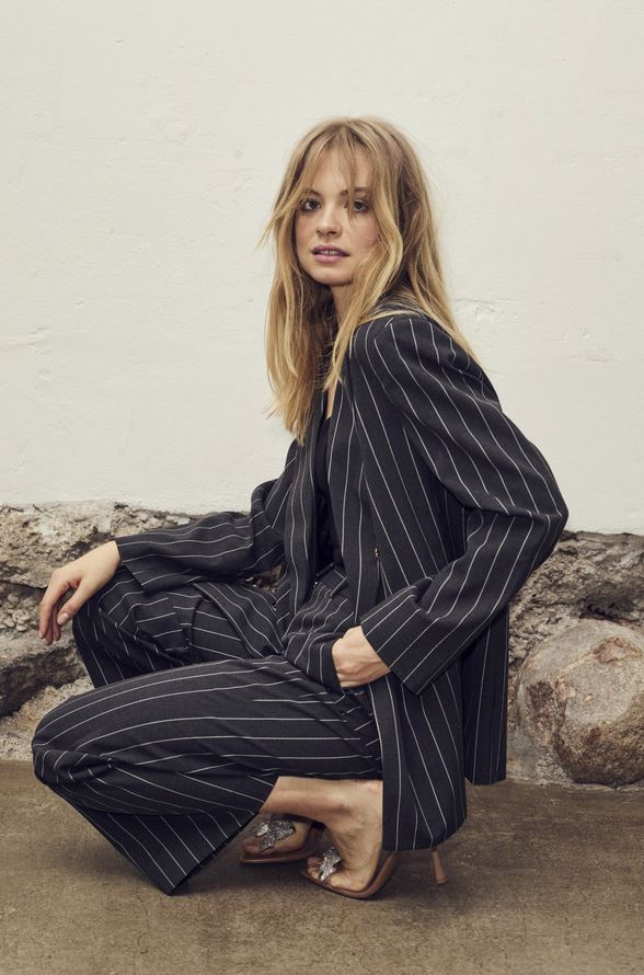 Stilvolle Nadelstreifenhose Hose Co'couture 