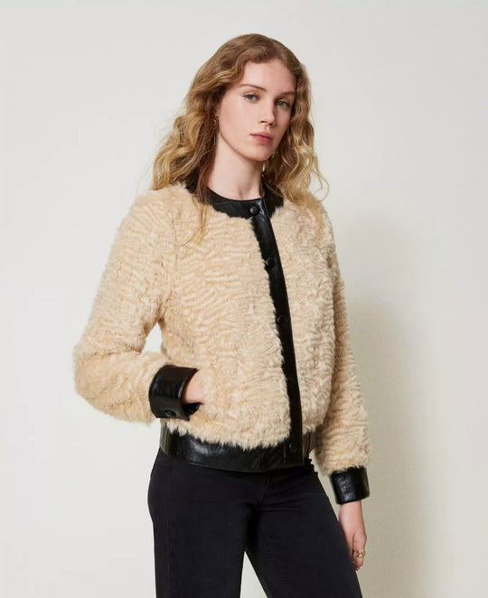 Stylische Jacke aus Pelzimitat Mäntel & Jacken TWINSET 