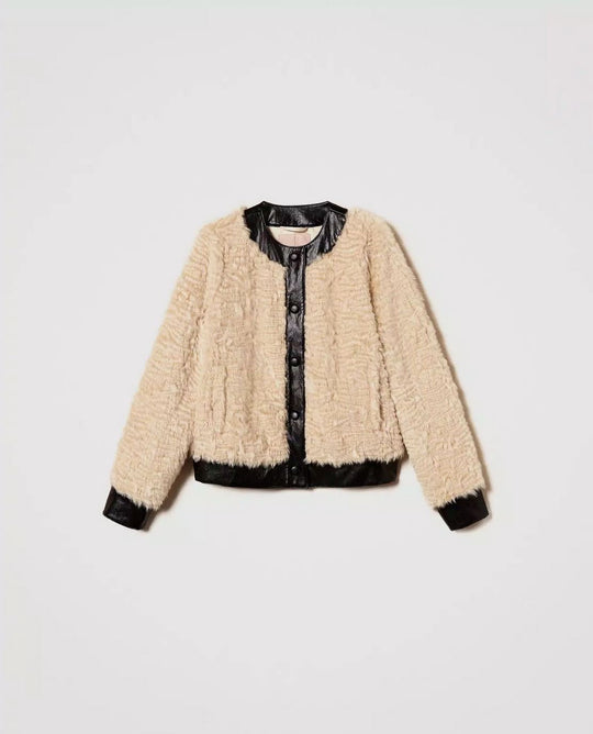 Stylische Jacke aus Pelzimitat Mäntel & Jacken TWINSET 