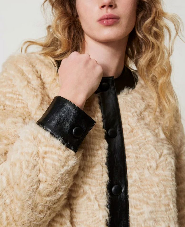 Stylische Jacke aus Pelzimitat Mäntel & Jacken TWINSET 