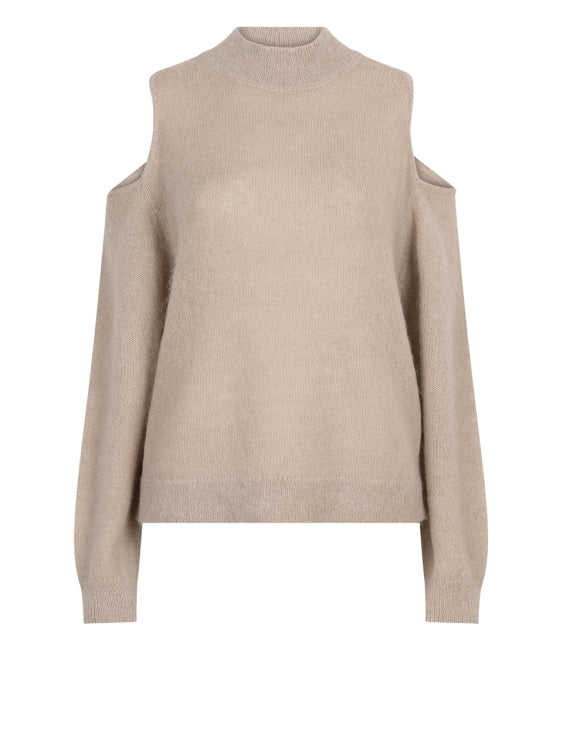 Taupfarbener Alpaka sweater