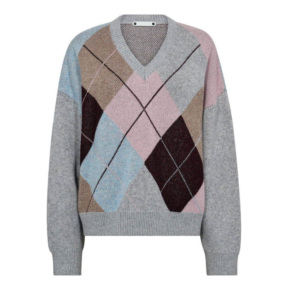 MajaCC V-Ausschnitt Wollpullover