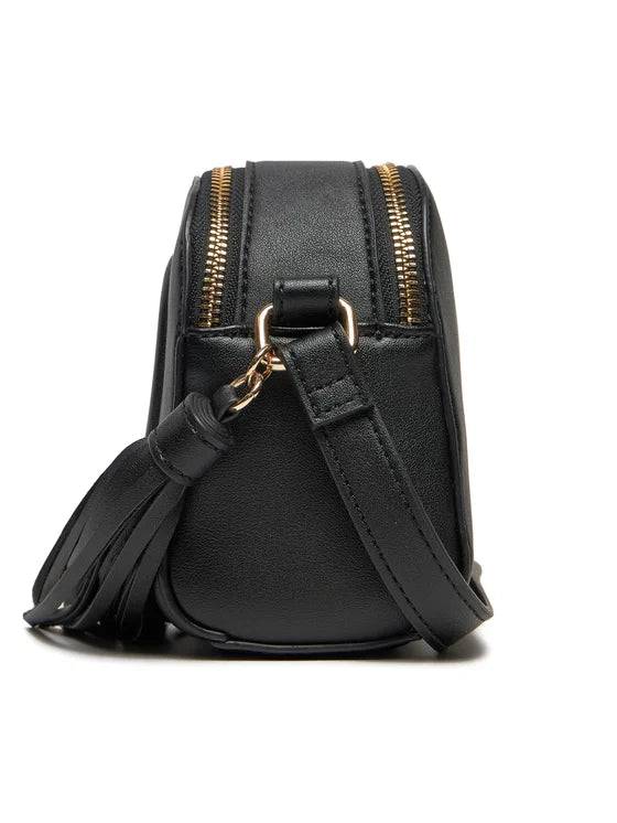Kleine Schultertasche aus Lederimitat